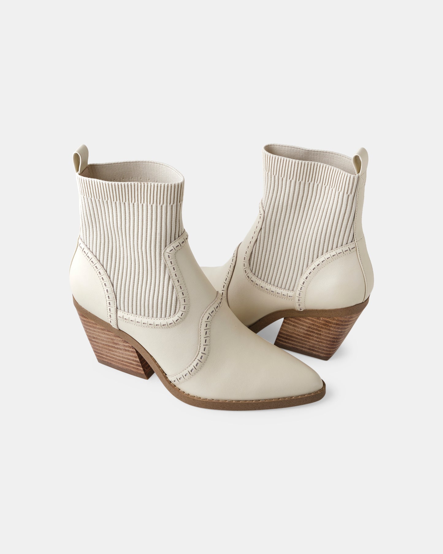 Yanna Leather Boot - Ivory