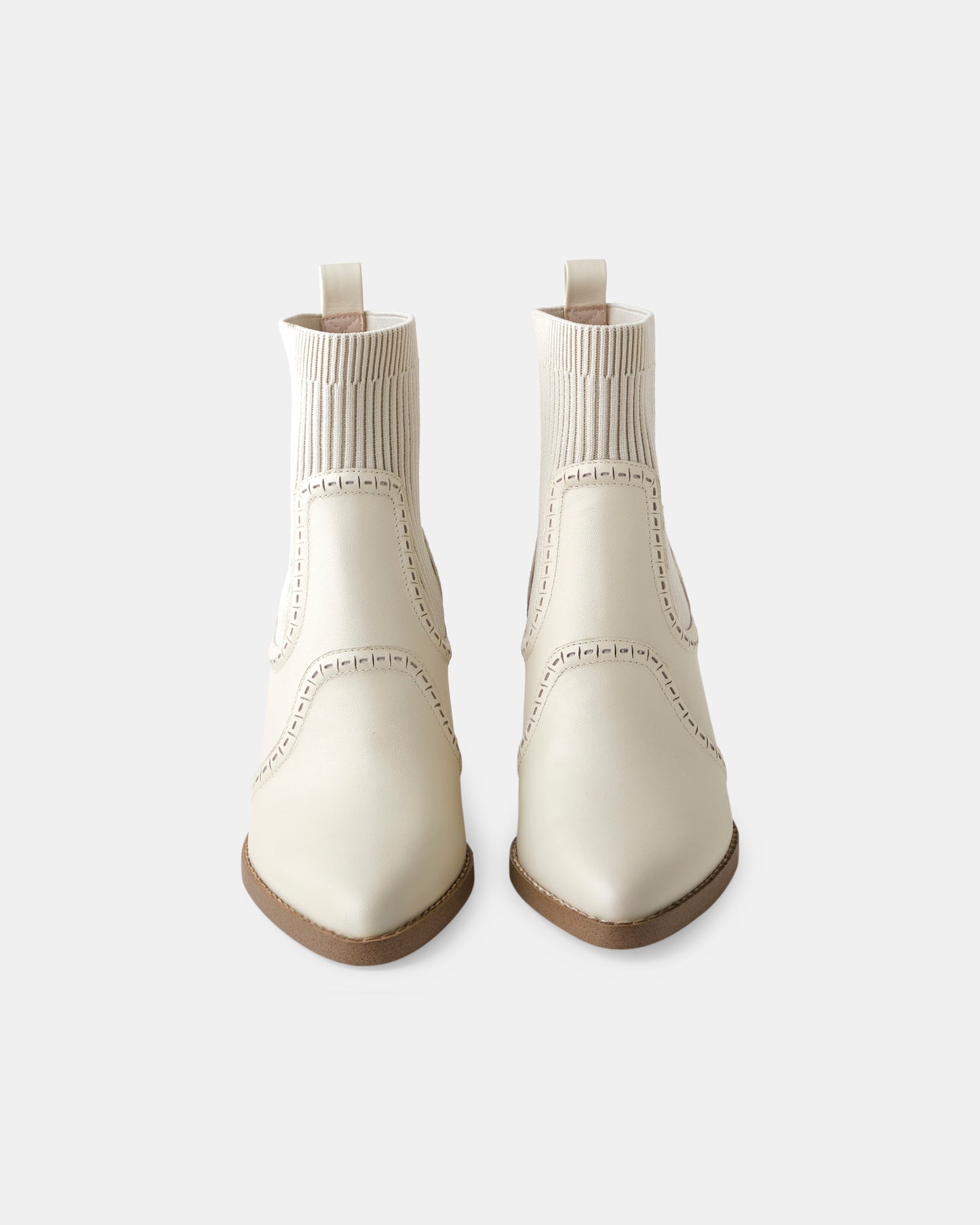 Yanna Leather Boot - Ivory