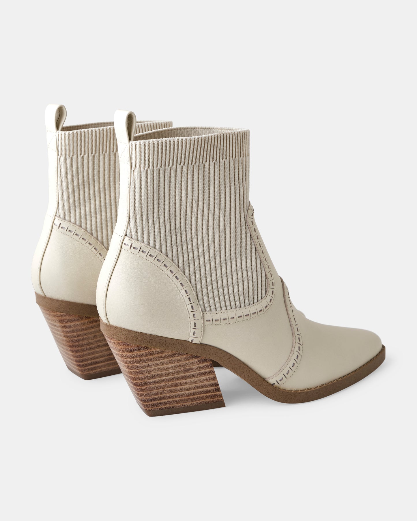 Yanna Leather Boot - Ivory