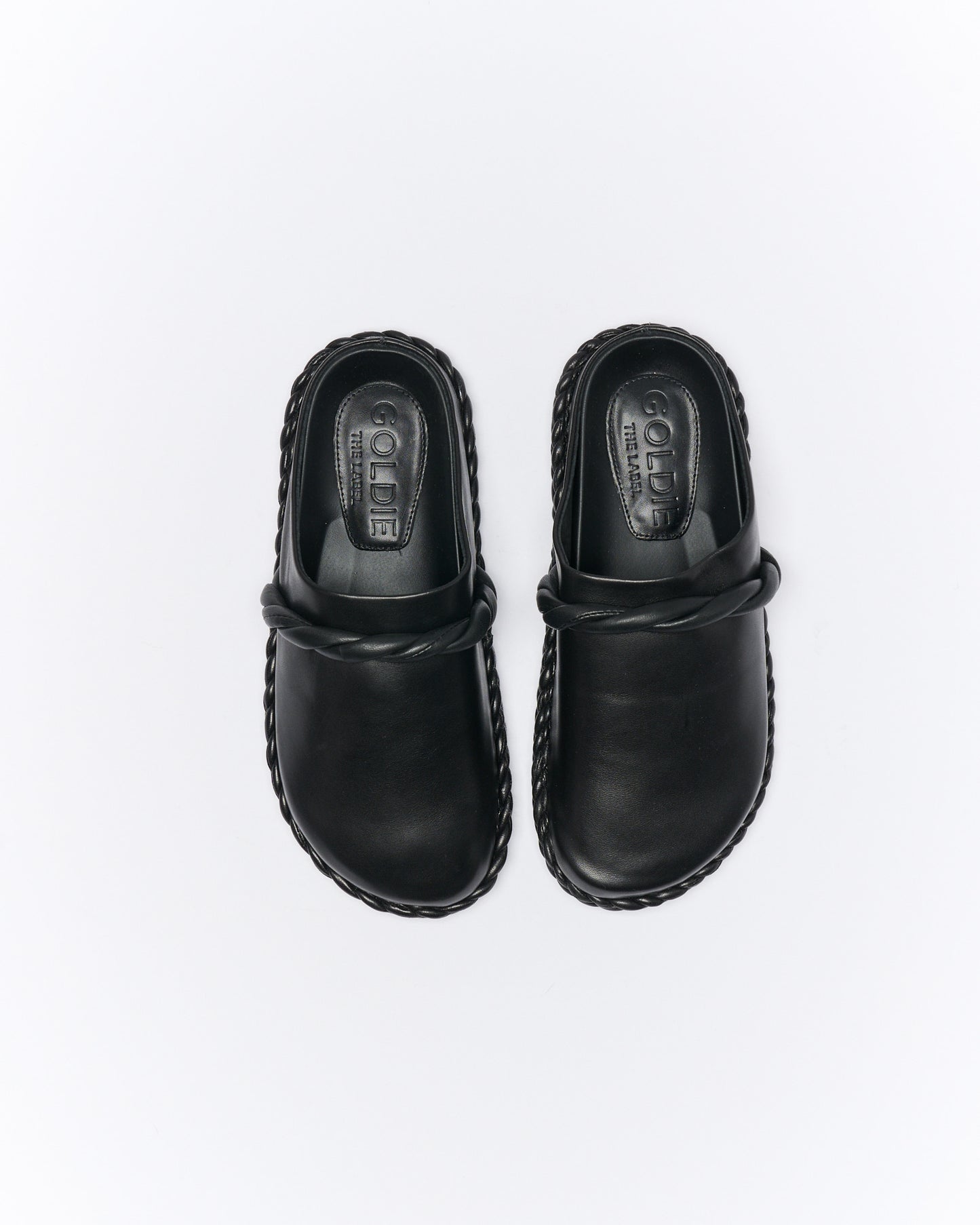Sonet Leather Mule - Black
