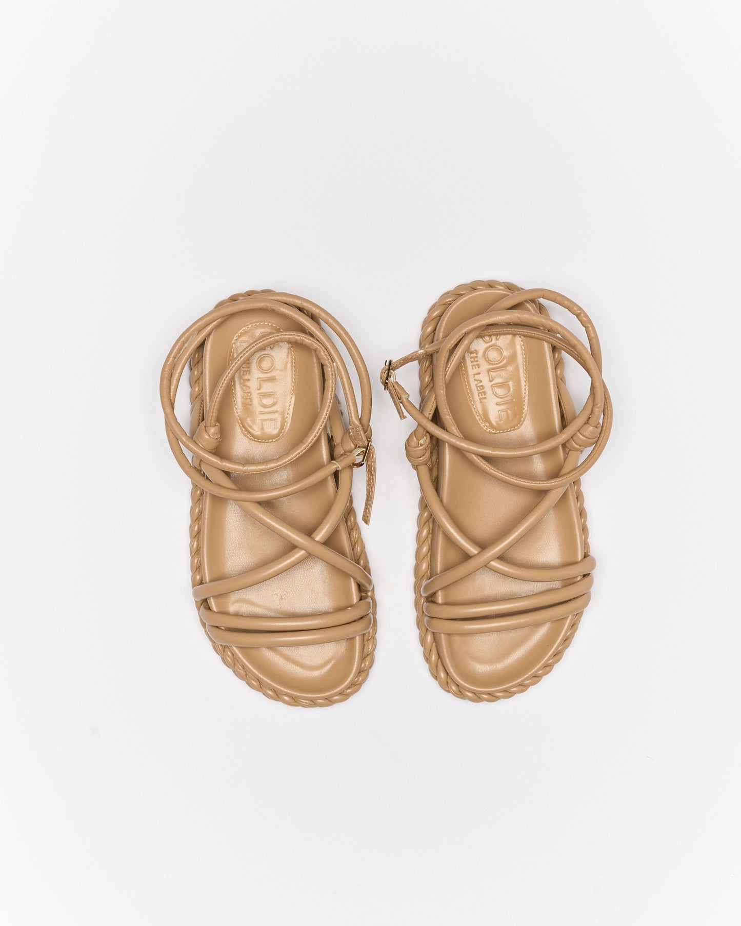 Stone Leather Sandal - Nougat