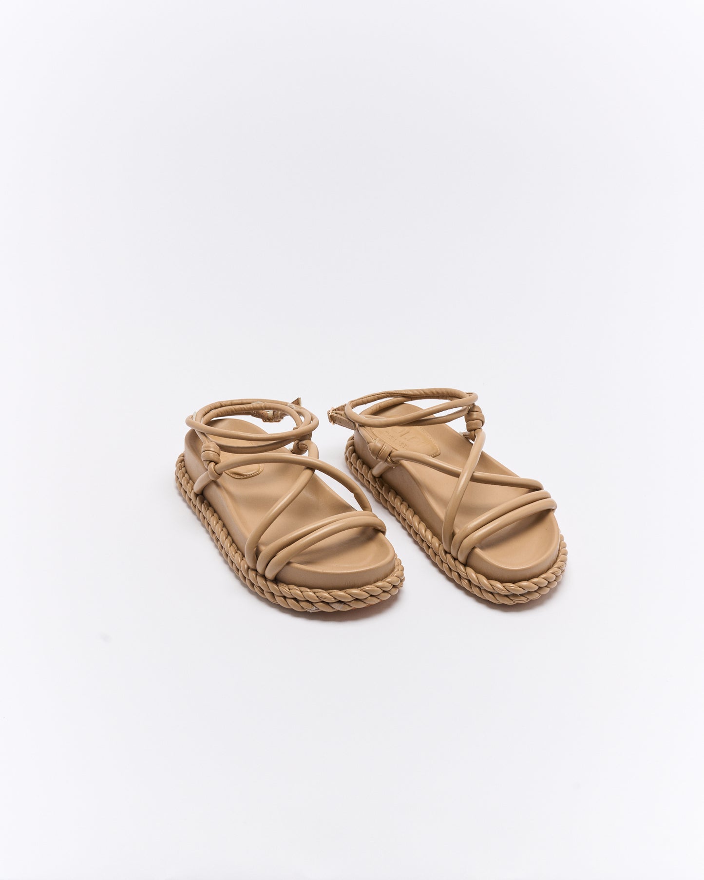 Stone Leather Sandal - Nougat