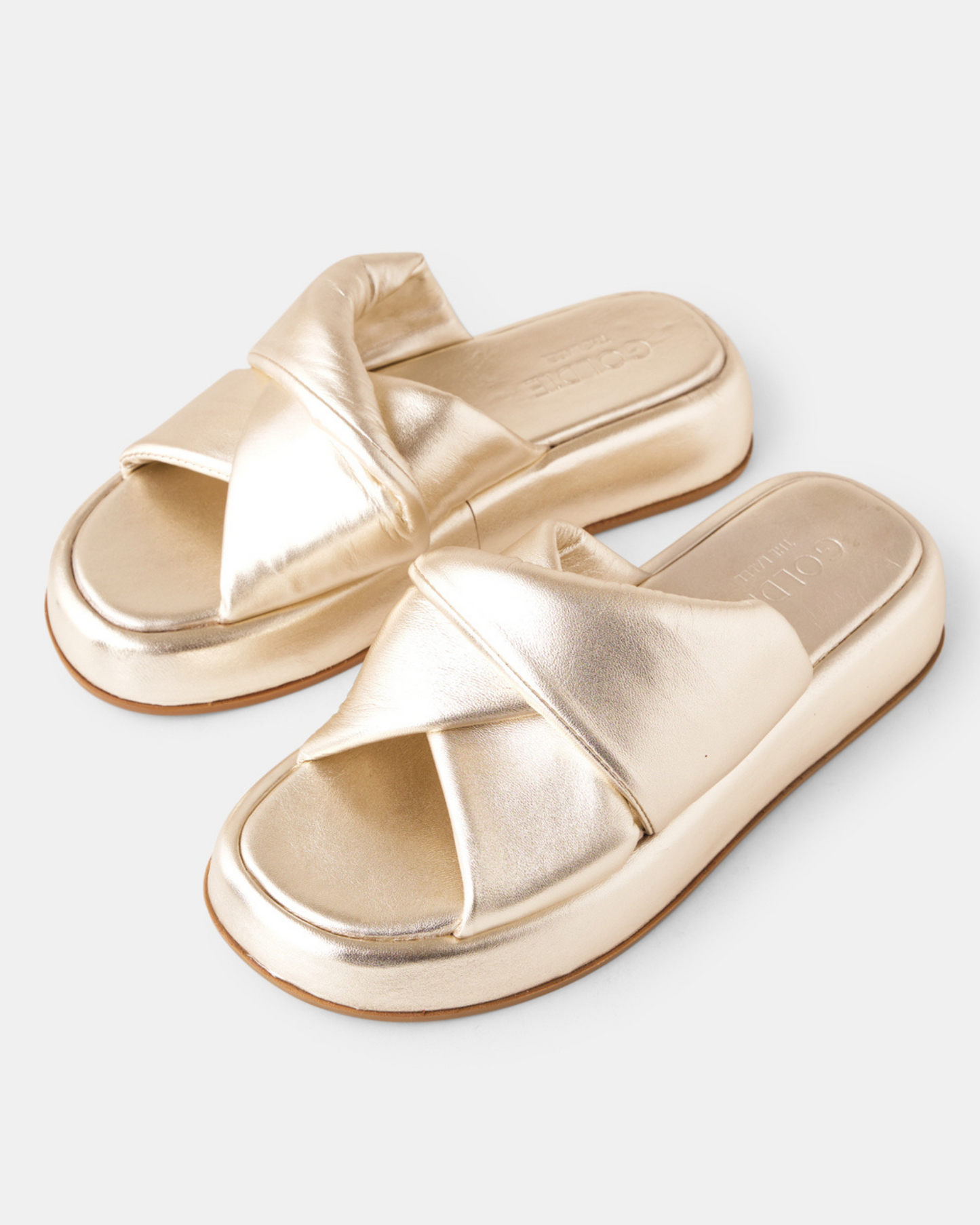 Lia Slide - Metallic Gold