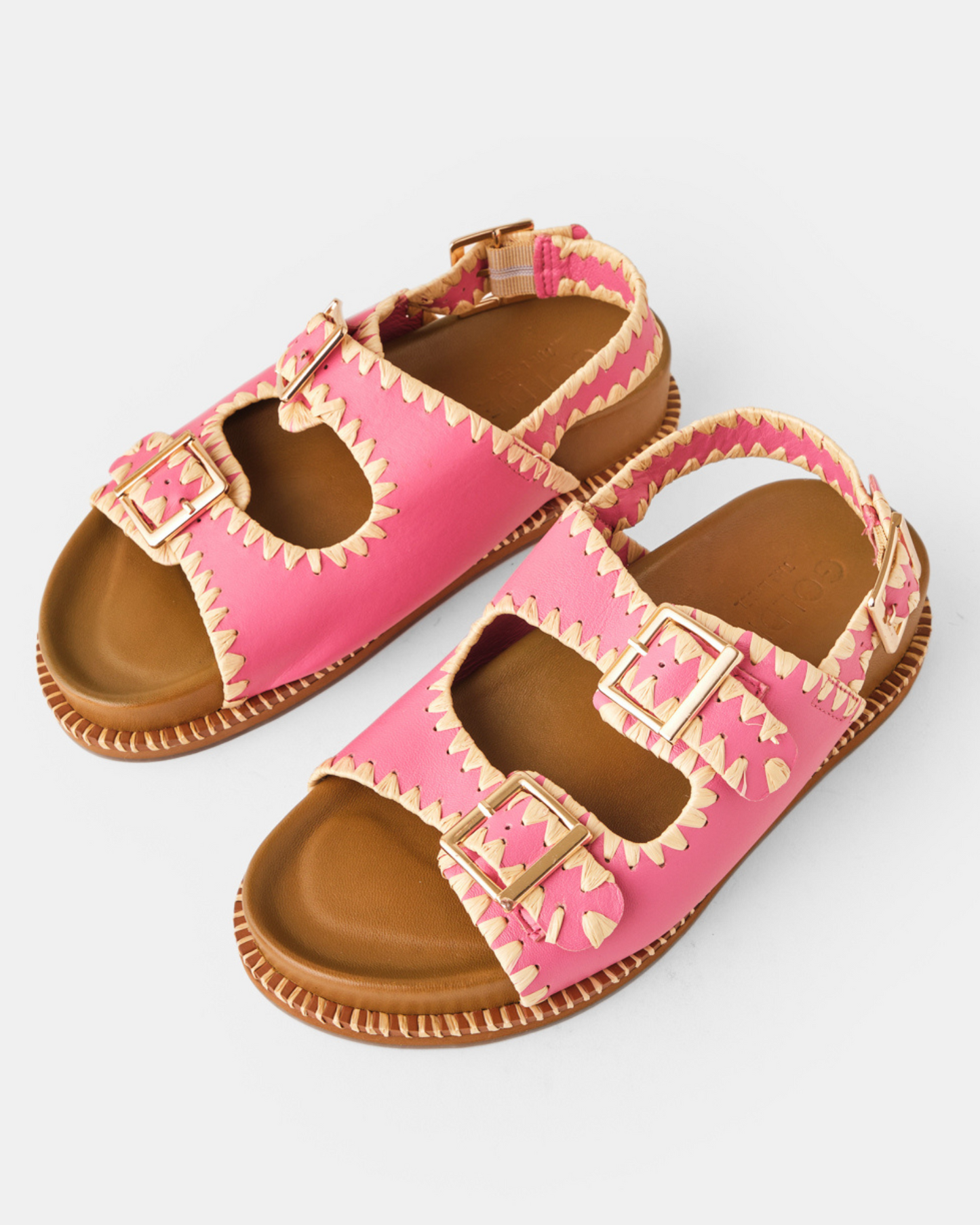 Belle Sandal - Fluro Pink