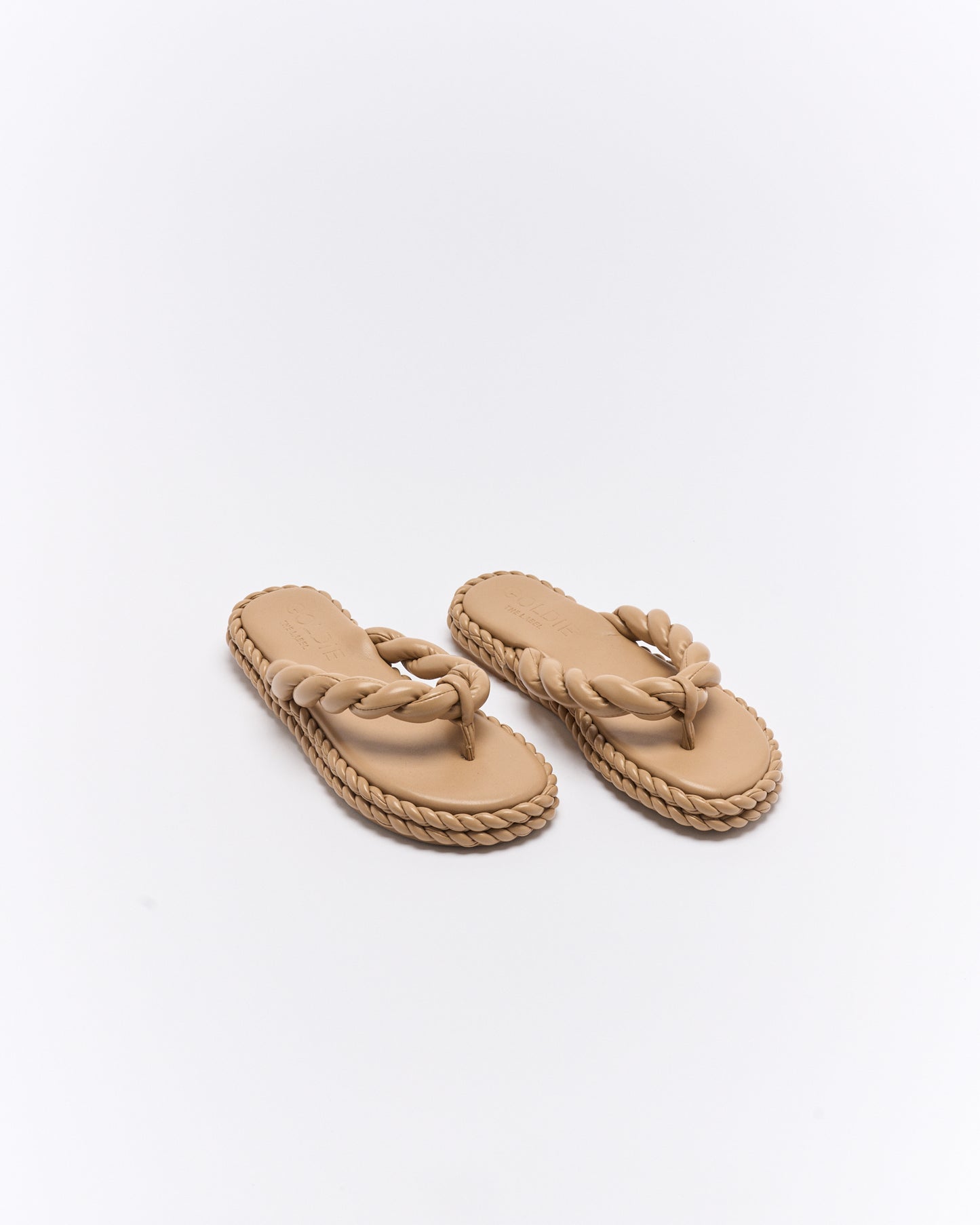 Capri Leather Sandal - Nougat