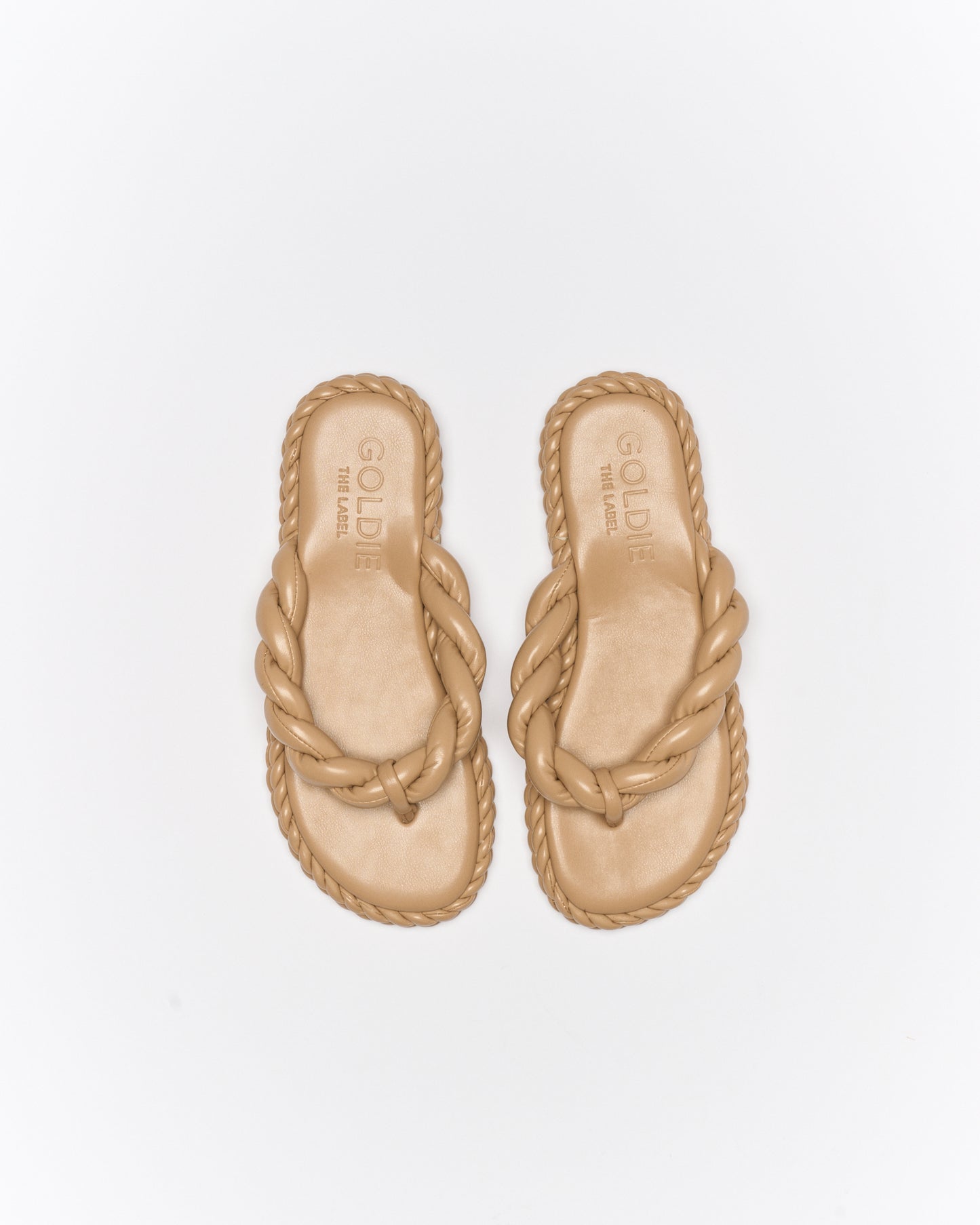 Capri Leather Sandal - Nougat