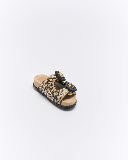 Cielle Slide - Black Multi