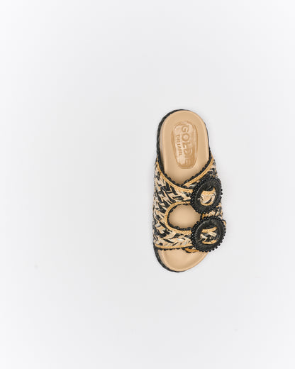 Cielle Slide - Black Multi