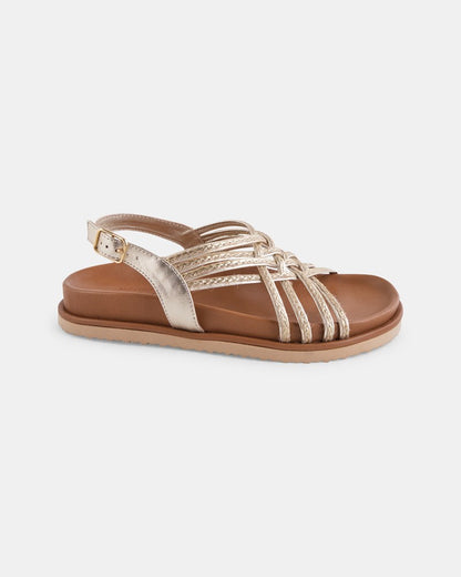 Dana Sandal - Gold Metallic