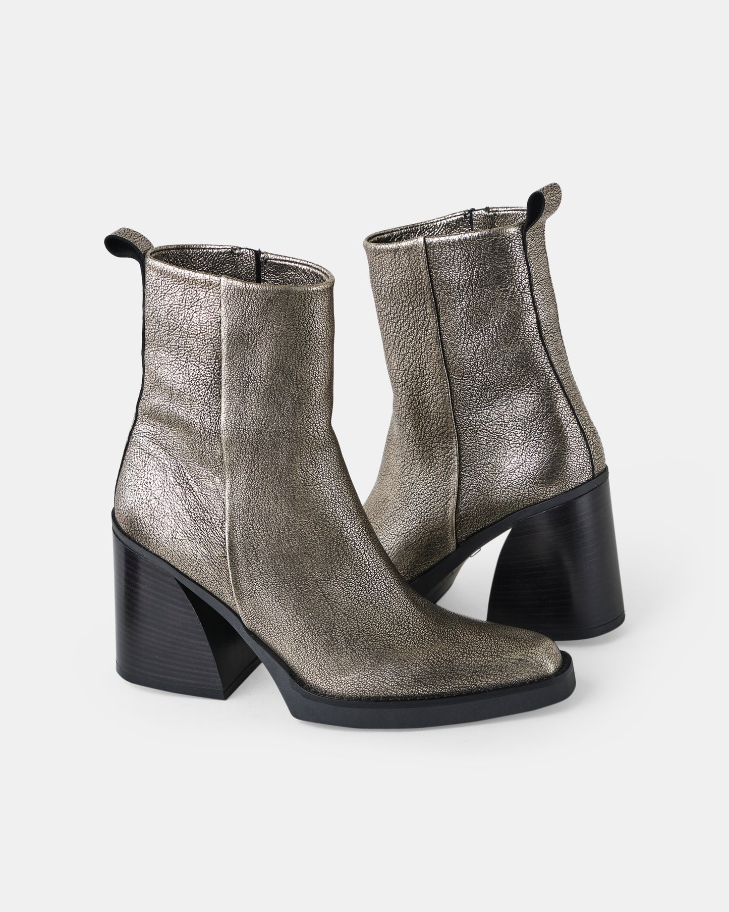 Lili Leather Boot - Bronze