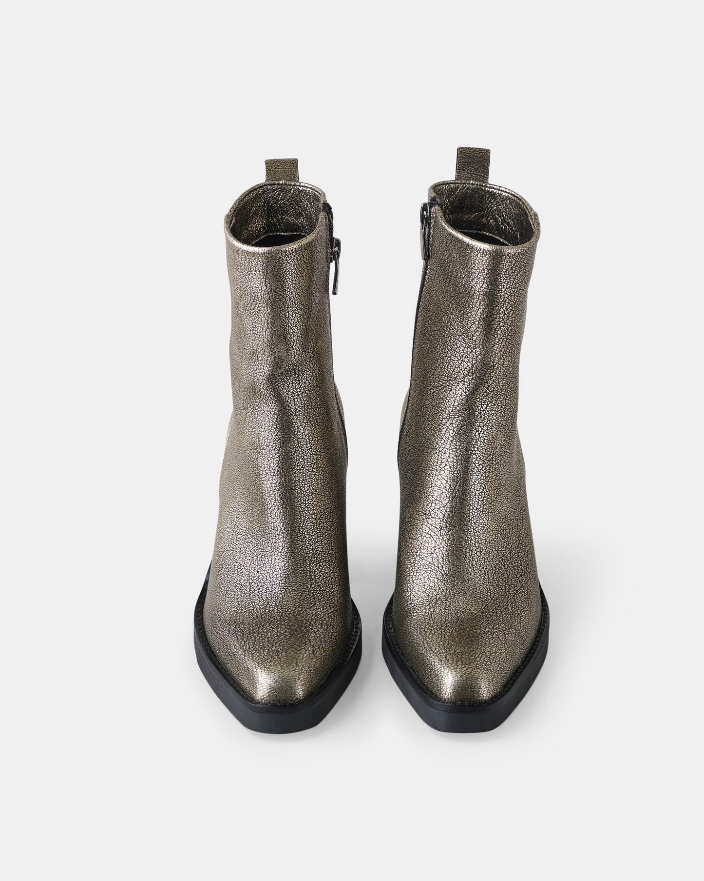 Lili Leather Boot - Bronze