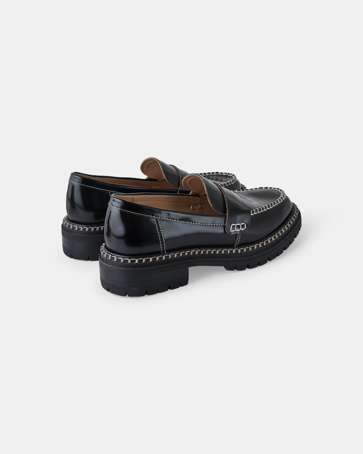 Ophelia Leather Loafer - Black