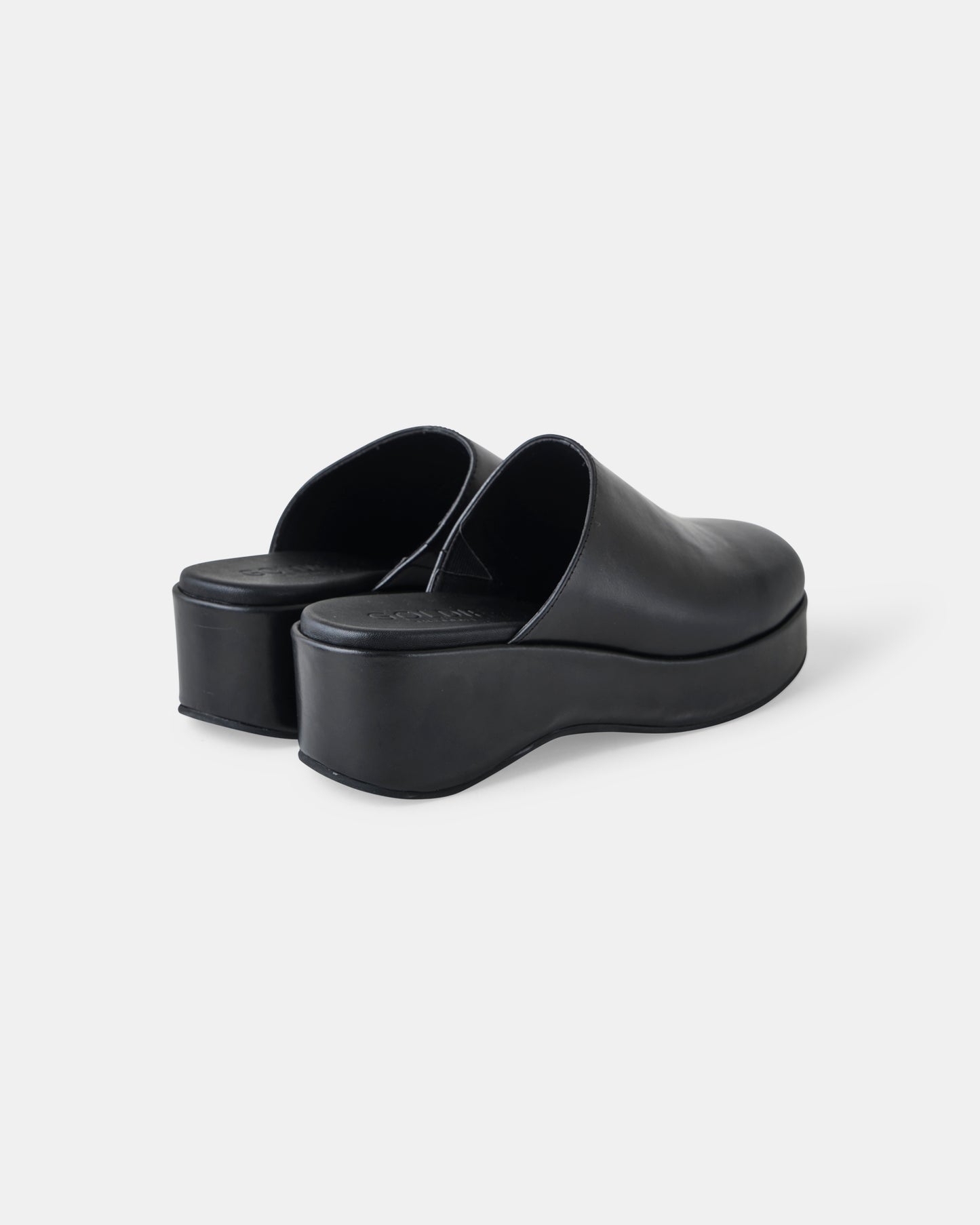 Solene Leather Mule