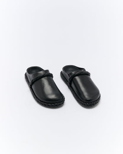 Sonet Leather Mule - Black