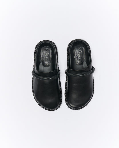 Sonet Leather Mule - Black