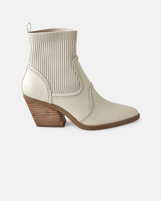 Yanna Leather Boot - Ivory