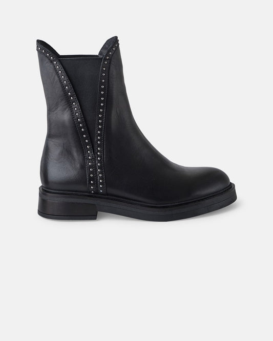 Tilda Leather Boot - Black